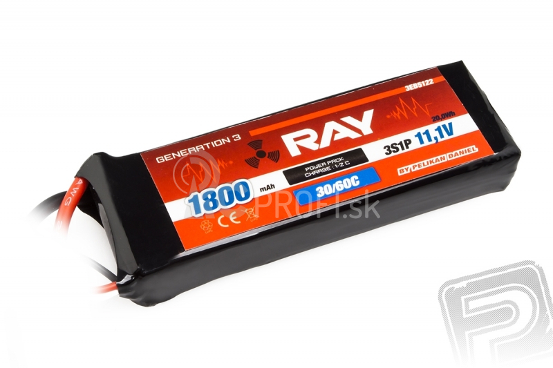 G3 RAY Li-Pol 1800mAh/11,1 30/60C Air pack 20,0 Wh