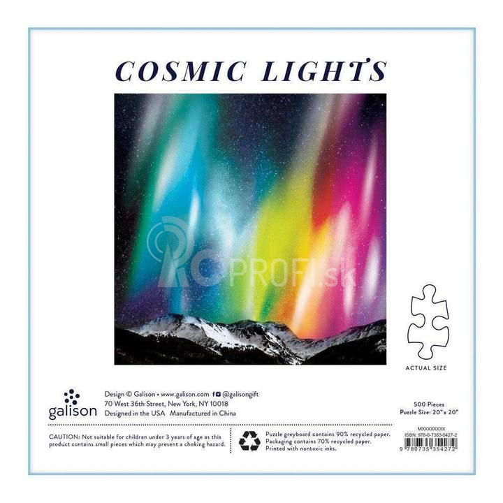 Galison Puzzle Cosmic Lights 500 dielikov