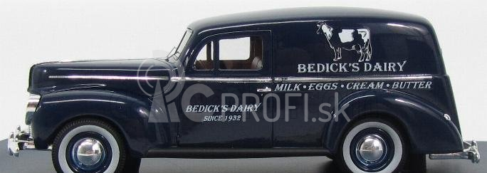 Genuine-ford-parts Ford usa Panel Van Bedick's Dairy Milk Eggs Cream Butter 1940 1:43 Blue