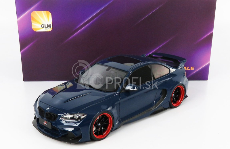 Glm-models BMW radu 2 M235 Darwinpro Mtc Black Sails Widebody 2015 1:18 Blue Met