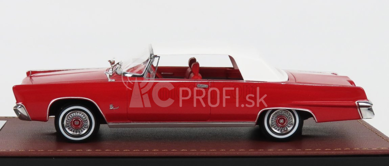 Glm-models Imperial Crown Cabrio Soft-top Closed 1964 1:43 Červená biela