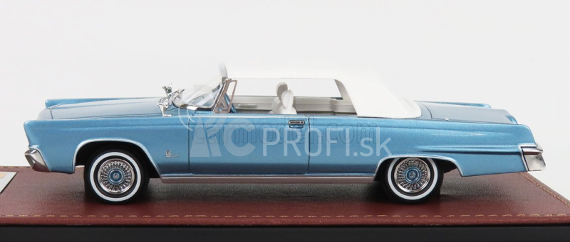 Glm-models Imperial Crown Cabrio Soft-top Closed 1964 1:43 Nassau Blue With White