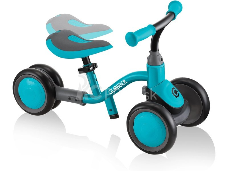 Globber - Detský bicykel 3v1 Deluxe modro-zelený