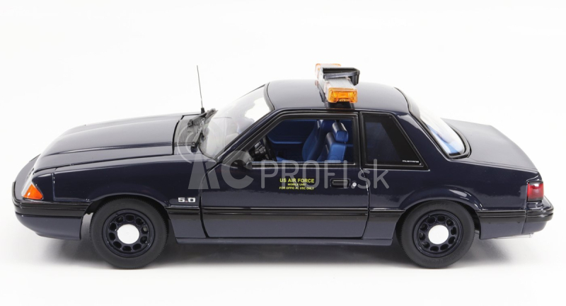 Gmp Ford usa Mustang 5.0l Ssp Police Dragon Chaser 1988 1:18 tmavomodrá
