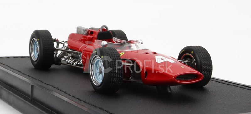 Gp-replika Ferrari F1 158 Scuderia Ferrari N 4 3. Monza Italy Gp 1964 Lorenzo Bandini 1:43 Červená