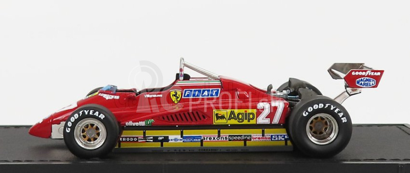 Gp-repliky Ferrari F1 126 C2 N 27 Sezóna 1982 Gilles Villeneuve 1:43 Červená
