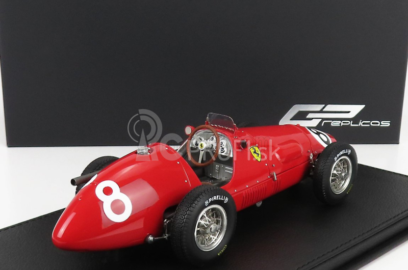 Gp-repliky Ferrari F1 500 F2 Scuderia Ferrari N 8 3rd British Gp 1953 Mike Hawthorn 1:18 Červená