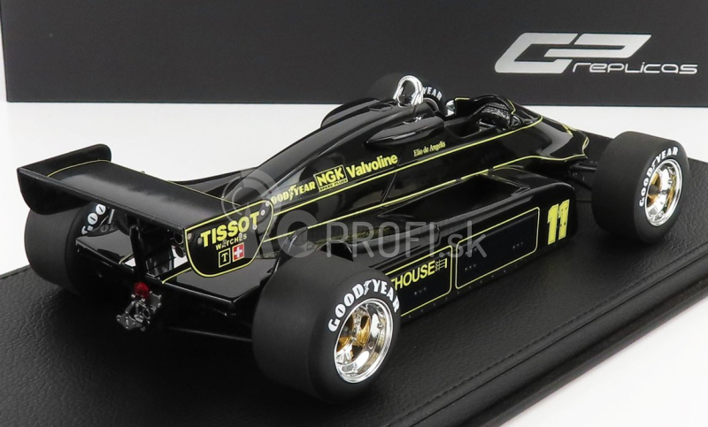 Gp-repliky Lotus F1 91 N 11 Season 1982 E.de Angelis - Con Vetrina - S vitrínou 1:18 Black