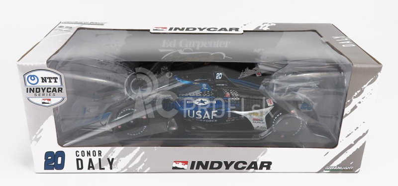 Greenlight Chevrolet Team Ed Carpenter Racing N 20 Indianapolis Indy 500 Indycar Series 2021 Conor Daly 1:18 Modrá čierna strieborná