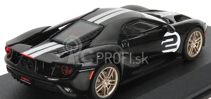 Greenlight Ford usa Gt N 2 Heritage Edition 2019 1:43 Black Silver