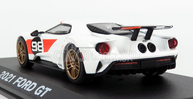 Greenlight Ford usa Gt N 98 2021 - Tribute 24h Daytona K.miles L.ruby 1966 1:43 White Carbon Red