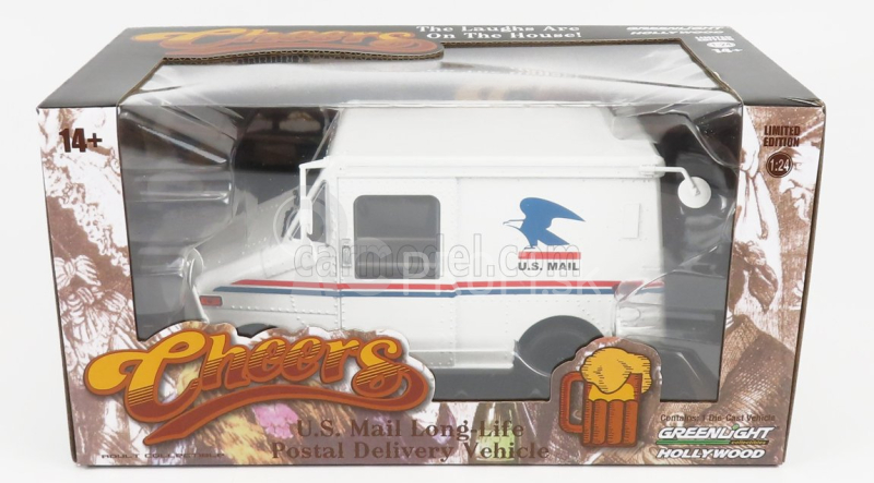 Greenlight Grumman Llv Truck Van U.s. Poštová pošta 2010 - Na zdravie 1:24 biela