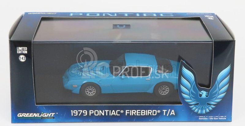 Greenlight Pontiac Firebird Trans Am 1979 1:43 svetlomodrá