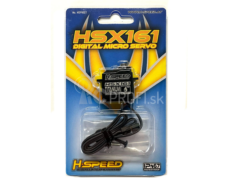 H-rýchlostné servo HSX161 4,0 kg.cm 0,088s/60°