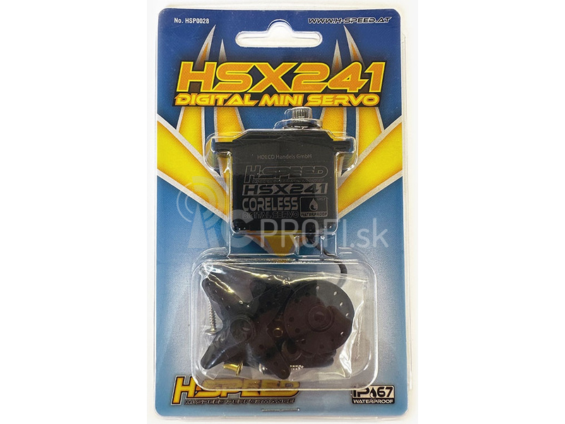 H-rýchlostné servo HSX241 6,0 kg.cm 0,085s/60°