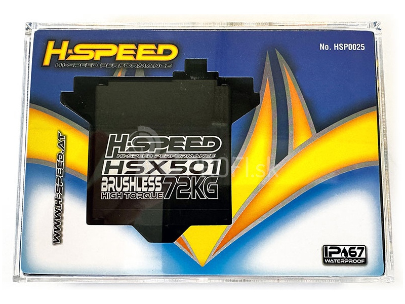 H-rýchlostné servo HSX501 72kg.cm 0,092s/60°