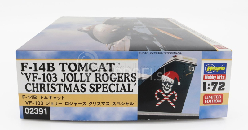 Hasegawa Grumman F-14a Tomcat Vf-103 Jolly Rogers Christmas Special Vojenské lietadlo 1974 1:72 /