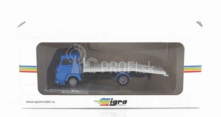 Igra-model Alfa romeo A19 Truck Assistance Carro Attrezzi - Tow Truck Road Service 2-assi 1:87 Blue Light Grey