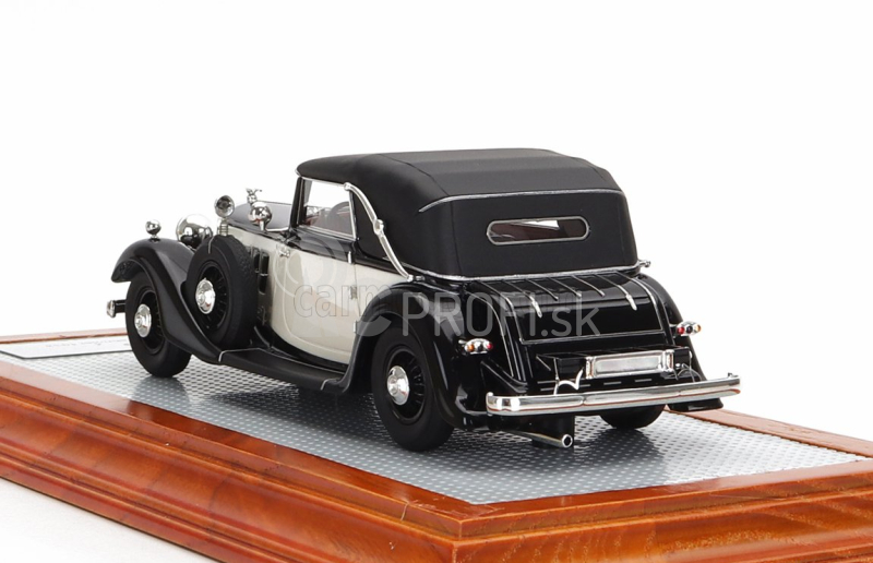 Ilario-model Horch 780 Sport Cabriolet Closed 1933 1:43 Biela čierna