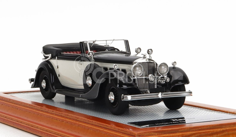 Ilario-model Horch 780 Sport Cabriolet Open 1933 1:43 Biela čierna