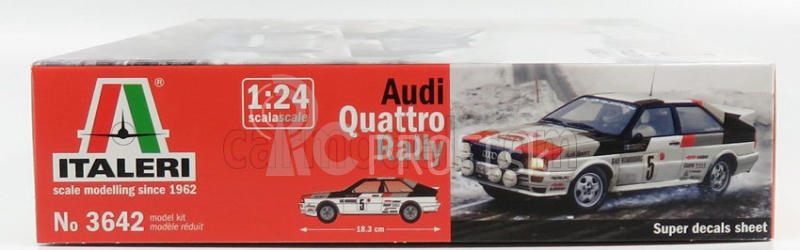 Italeri Audi Quatrro Team Audi Sport N 5 Rally Montecarlo 1981 H.mikkola - A.hertz 1:24 /