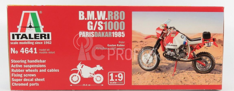 Italeri BMW R80 G/s 1000 Rally Paríž Dakar 1985 1:9 /