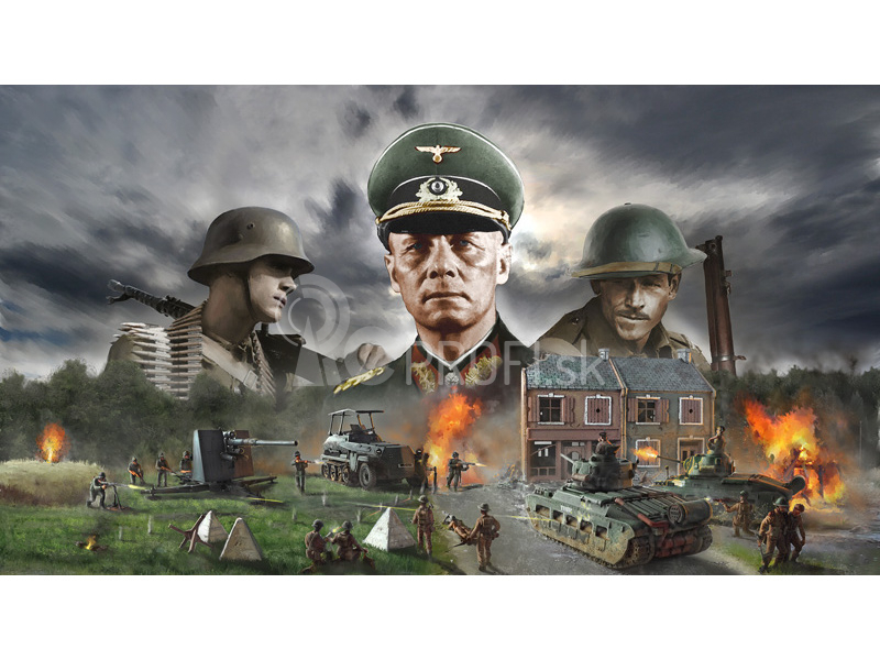 Italeri dioráma Bitka pri Arrasu 1940 – Rommelov útok (1:72)