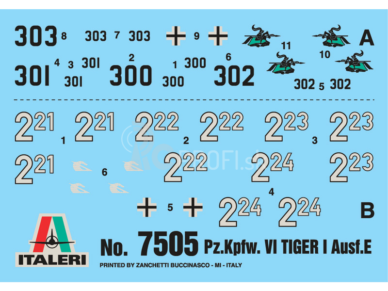 Italeri Easy Kit – Pz.Kpfw.VI TIGER I Ausf.E (1:72)