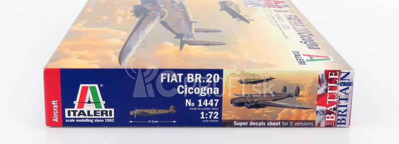 Italeri Fiat Br.20 Cicogna Vojenské lietadlo 1936 1:72 /