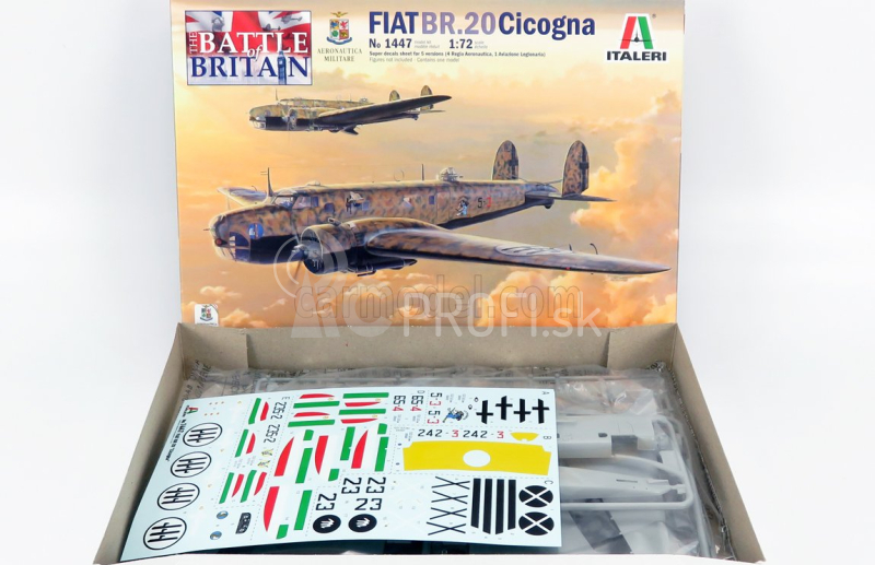 Italeri Fiat Br.20 Cicogna Vojenské lietadlo 1936 1:72 /