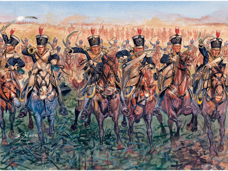 Italeri figúrky – NAPOLEONIC WARS – BRITISH LIGHT CAVALRY 1815 (1:72)