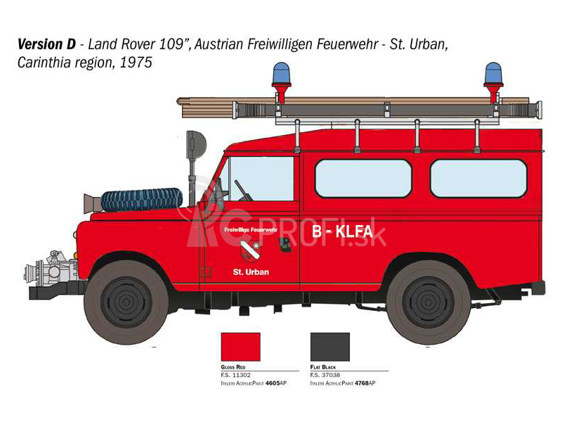 Italeri Land Rover Fire Truck (1:24)