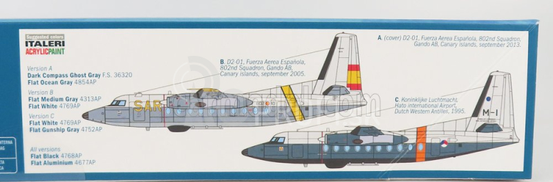 Italeri Lietadlo Fokker F-27 Námorná hliadka 1955 1:72 /