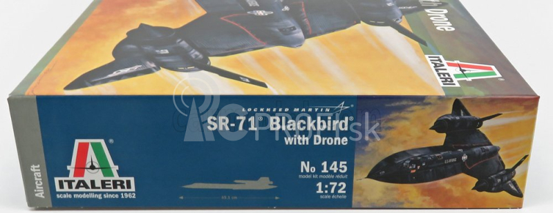 Italeri Lockheed martin Sr-71 Blackbird s dronom 1968 1:72 /