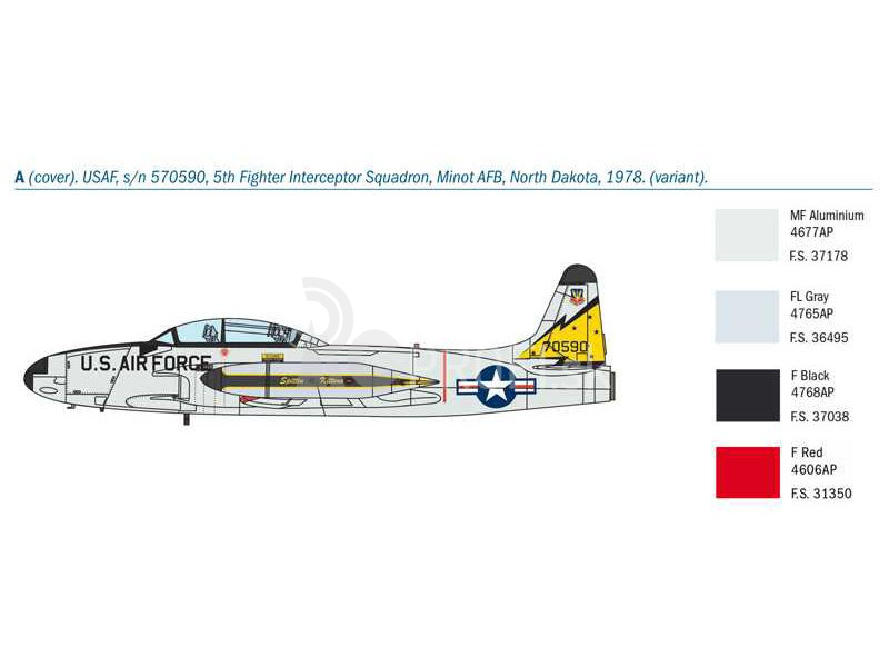 Italeri Lockheed T-33A Shooting Star (1:72)