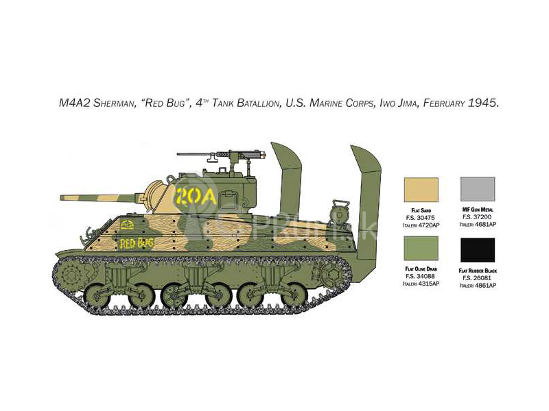 Italeri M4 Sherman U.S. Marine Corps (1:35)
