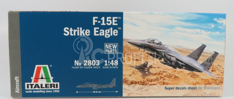 Italeri Mcdonnel Douglas F-15e Strike Eagle Caccia Vojenské lietadlo 1988 1:48 /