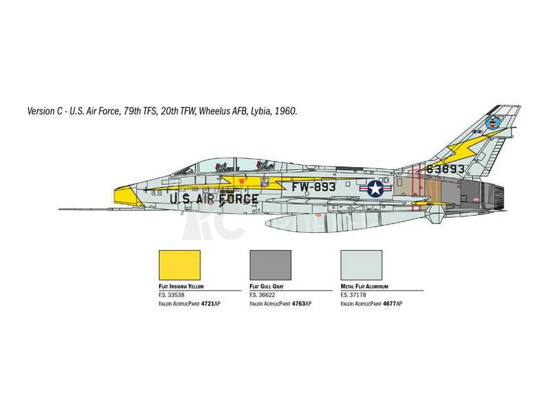 Italeri North American F-100F Super Sabre (1:72)