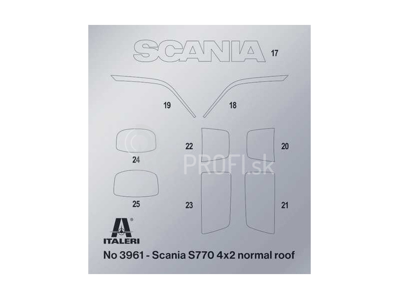 Italeri Scania 770S 4x2 Normal Roof (1:24)