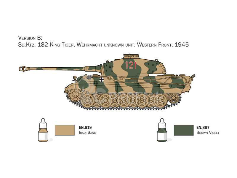 Italeri Sd. Kfz. 182 King Tiger (1:72)
