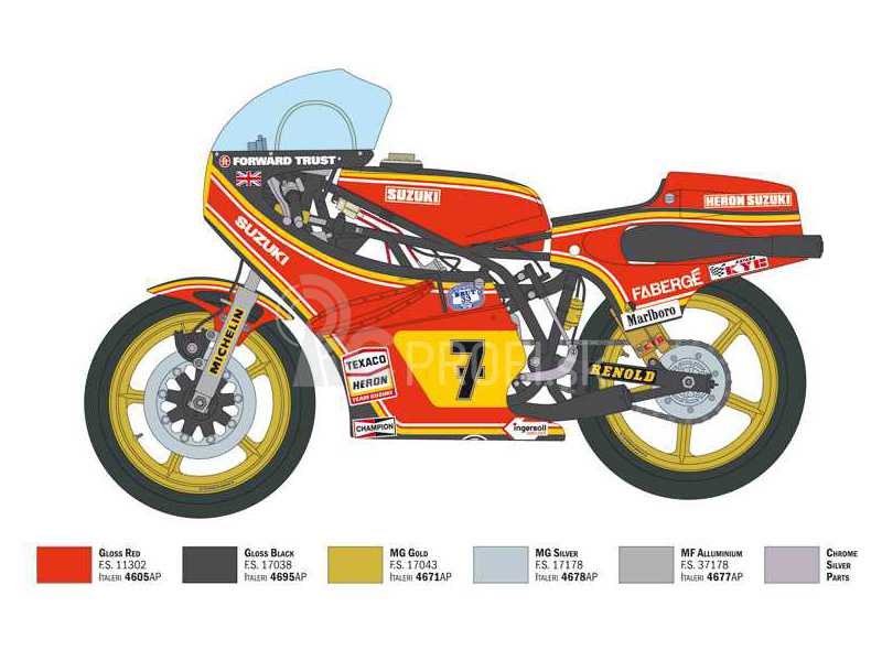 Italeri Suzuki RG 500 XR27 Team Heron – Barry Sheene 1978 (1:9)