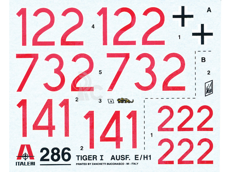 Italeri Tiger I Ausf. E/H1 (1:35)