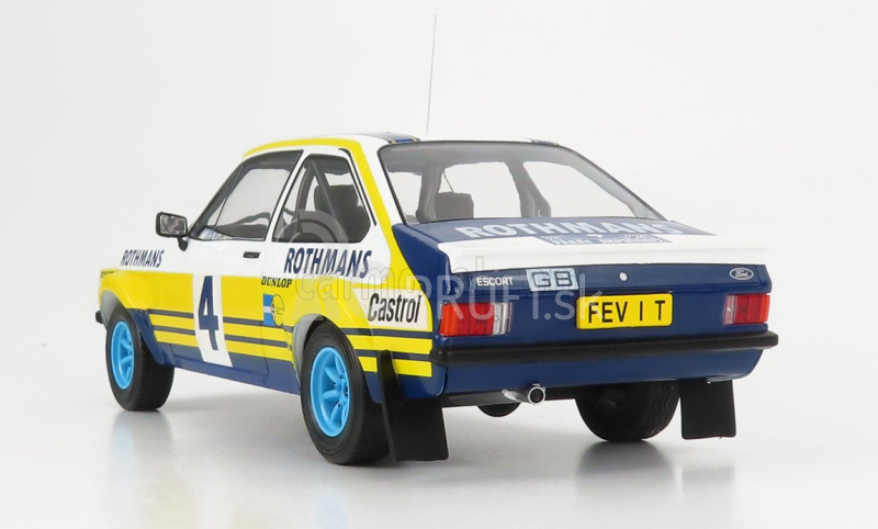 Ixo-models Ford england Escort Rs Mkii Team Rothmans N 4 Rally Acropolis 1979 H.mikkola - A.hertz 1:18 Biela Žltá Modrá
