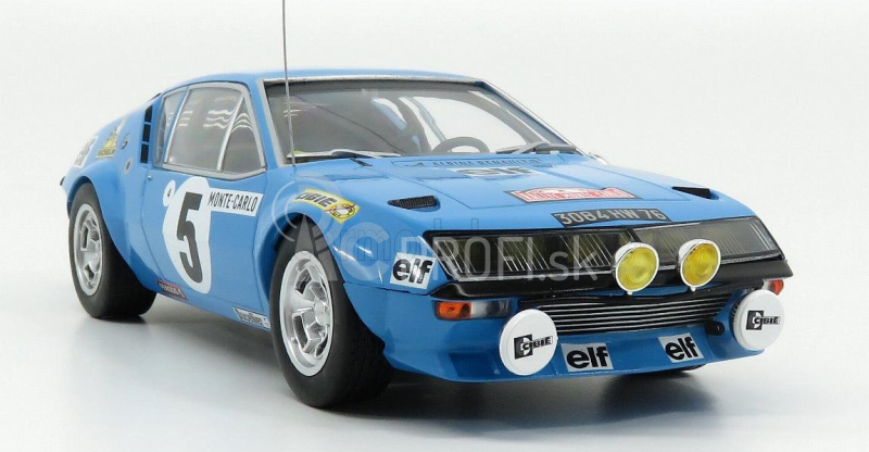 Ixo-models Renault Alpine A310 1800 N 5 Rally Montecarlo 1975 J.l.therier - M.vial 1:18 Svetlo modrá
