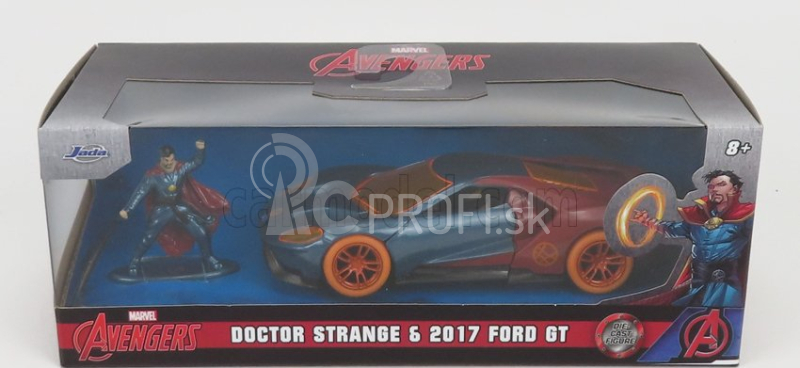 Jada Ford usa Gt 2017 s figúrkou Doctor Strange 1:32 Modrá červená