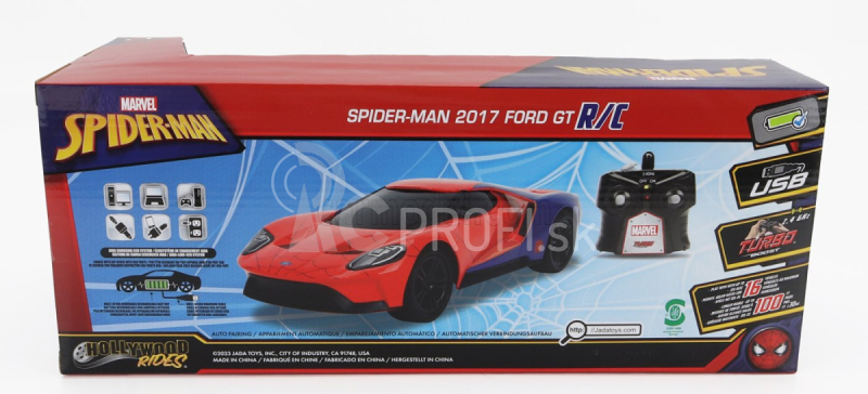 Jada Ford usa Gt 2017 - Spiderman 1:16 červená modrá