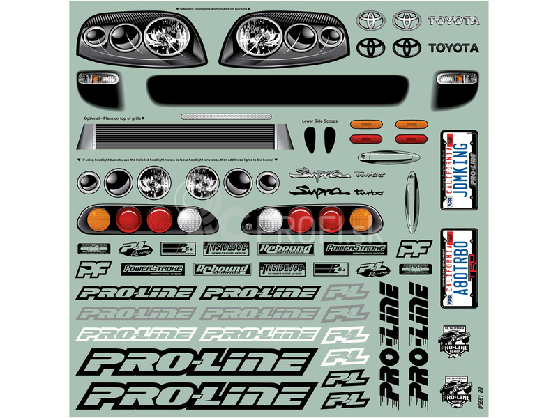 Karoséria Pro-Line 1:10 Toyota Supra 1995 (Drag Car)
