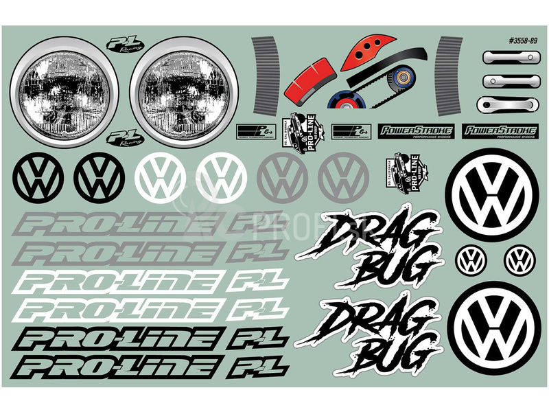 Karoséria Pro-Line 1:10 Volkswagen Drag Bug (Drag Car)