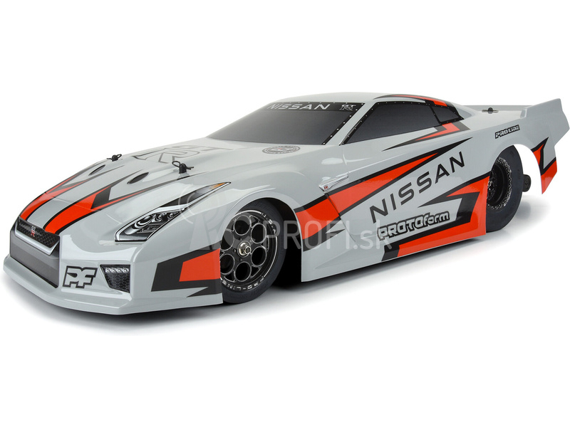 Karoséria PROTOform 1:10 Nissan GT-R R35 Pro šedá: Drag Car