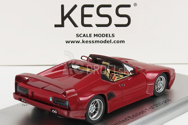 Kess-model De tomaso Pantera Si Targa 1993 1:43 Red Met